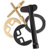 GALPADA Set di Montaggio Rubinetto Lavello in Acciaio Inox, Strumento Fissaggio Rubinetto Calda e Fredda Staffa a Ferro di Cavallo, Kit Accessori per Riparazione Idraulica Cucina e Bagno