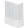 ROLLPLAST PINTO Box doccia sopravasca 70x150 in PVC mod. Nadia con apertura laterale Bianco Pastello