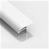GFLPSQIA jievmrs Deviatore Di Pioggia In Metallo Da 50, 70, 90, 110, 130, 150, 180 Cm Di Lunghezza, Deflettore Per Tetto Con Gocciolatoio Per Balcone(A,L 50CM W 30MM)