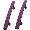 DSWZLQDXB 2 pezzi Maniglioni per Armadio Colorato Pomelli per Mobili Camera bambini Maniglia per guardaroba Tiretti del cassetto Profili in lega di zinco Manopole Maniglie tirare (Hole Distance 96mm,purple)