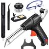 HItianya Internally Heated Industrial Laser Welding Tools, Set Di Saldatore Multifunzione Portatile, Pistola Per Saldatura Manuale Da 60 W, Con Rimozione Della Ruggine/Taglio/Saldature (Black, External Heat)