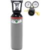 Bestschweissen.de Bombola di gas azoto idrogeno 5 litri NH5 (95/5) + riduttore di pressione 200 bar (set) - Gas di formatura riempito e nuovo per climatizzatore ricerca perdite - Test di tenuta gas di ricerca perdite
