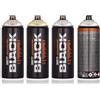 Montana - Set di bombolette spray, colore argento cromato, 3 x 400 ml, elevata opacità, ad asciugatura rapida per metallo, pietra, legno, tela