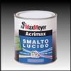 MAXMEYER ACRIMAX BRILLANTE LUCIDO smalto acrilico brillante per interni/esterni (Bianco, 0,75 Litri)