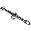 Generico ULTRAFLEX CONTROL SYSTEMS Martinetto Telescopico Manuale art. 37243K, Ottone e Cromato, Apertura 310mm, 600g, Montaggio a Soffitto, per Cupole e Lucernai fino a 200kg