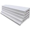 Fanuli Manufatti Coprimuro In Cemento Levigato Bianco 100 cm | Finitura effetto marmo - Misure interne da 11,5 a 42 cm - Taglio angoli su richiesta - Accessori disponibili (idrorepellente e testata) (11,5 cm)