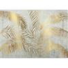murando Carta da parati Foglie tropicali 500x350 cm Fotomurali in TNT Murale alla moda Decorazione da Muro XXL Poster Gigante Design Cameretta Carta per Pareti Soggiorno Palma Natura or b-A-0910-a-c