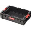 Qbrick System Cassetta Attrezzi Vuota Cassetta Porta Utensili Valigetta Lavoro 450 x 310 x 130 mm Nero Rosso PRO Box 130 2.0