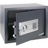 HMF Safe cassaforte per casa, hotel o ufficio, cassaforte da mobile con serratura a combinazione per documenti DIN A4 | 38 x 30 x 30 cm | Antracite