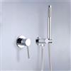 XJTNLB Rubinetto per Vasca Parete Rubinetteria da Bagno Miscelatore Doccia Vasca Singola Funzione Rubinetto Miscelatore Monocomando per Doccia-Vasca in Ottone,Cromo