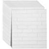 Sonnewelt Carta da parati 3D, 30 pezzi, pannelli da parete 3D, 77 x 70 cm, carta da parati per soggiorno, impermeabile, schiuma PE, decorazione da parete, per lavanderia, cucina, carta da parati