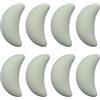 generic Set di 8, graziose maniglie per armadietti in ceramica a foro singolo, pomelli per cassetti per comò, pomelli per porte, maniglie per armadietti da cucina, stanza dei bambini, armadio, armadio