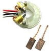HobbyPower24 1 supporto per spazzole di carbone con 2 paia di carbone, compatibile con avvitatori Hilti SFC 22-A, sostituisce il supporto per carbone motore 2042534.