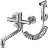 HomeLava Rubinetto Cucina con doccetta Rubinetto girevole in acciaio inox 304, bocca doppia funzione, con pistola a spruzzo