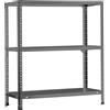 Simon Rack SimonRack Scaffale Metallo Garage, 3 Ripiani, 75 kg di Punto di Flessione, 900x800x400 mm, Con Viti, Scaffalatura Garage, Grigio - Advantage