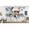 Komar Carta da parati fotografica in tessuto non tessuto, motivo: Avengers Unite, dimensioni: 336 x 240 cm, Marvel, carta da parati, cameretta dei bambini, larghezza del nastro 50 cm