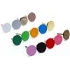 Ningvong Chiodi a testa piatta, chiodi a testa tonda colorata, chiodi in legno, chiodi in schiuma per divani, chiodi a pressione, puntine da disegno-11MM * 17MM * grigio chiaro * 100 pezzi