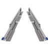 BRASOM Ladegeleiders Brasom - Guide estraibili per cassetti, 400 mm, 250 kg, con montaggio a pavimento e supporti per cassetti, Heavy Duty, Lock in/fuori cassetti, cuscinetti a sfera, sinistra e destra