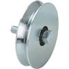 METALIDEAL Roue simple gorge V - 70 mm