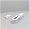 Generic 8 Supporti per Ikea Detolf per Vetrinetta Aggiuntiva Staffe per Ripiano Aggiuntivo (Bianco)