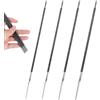 GANILITY Lima per motosega, set di 4 lime rotonde, utensili per affilatura, 4 misure di 4,0 mm, 4,8 mm, 5,5 mm, 5,2 mm, per affilatura manuale di catene di sega, per sbavare e riparare