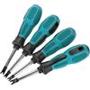 Tyenaza Set Cacciaviti da 4 pezzi, Cacciavite a Forchetta, Il Cacciavite Magnetico a Forchetta Manico Ergonomico