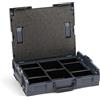 L-BOXX Bosch Sortimo L-BOXX 102 Gr1 antracite con piccola parte utilizzo con 8 stampi