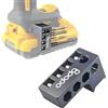 BPOPO Magnetic Hex Bit Holders Fit per Dewalt Wrox Cordless Impacts cacciaviti, potente Magnet Drill Bit Holster Sleeve Organizer, Hex Screw Bit Storage sul lato di Power Drill