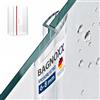 Bagnoxx guarnizione doccia guarnizione fessura 2 m guarnizione porta doccia per box doccia vetro 6 mm trasparente guarnizione per porta in vetro bagno labbro PVC leggermente curvo