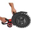 Legwfdthy Sega per calcestruzzo ad alta efficienza, taglierina per pavimentazione con disco da taglio diamantato da 410 mm, seghe per calcestruzzo elettrico, taglierina per sega circolare, lama regolabile,
