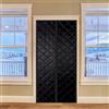 DteDty Tenda magnetica termica isolata per porta, 100x190cm Camera Climatizzata Isolamento Acustico,Isolamento Termico Chiusura,Autoadesivo Adatto ai Bambini(Nero)