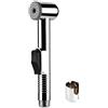 Haofy Spruzzatore per bidet, spruzzatore per WC per bidet tenuto in mano in ABS Spruzzatore per doccia cromato per igiene personale e spruzzatore per WC