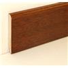 Hobby Legno - Battiscopa Rivestito In Legno Di Iroko Verniciato mm. 82X13X2400 Nr. 2 pezzi totale metri 4,80.