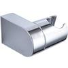 Dyda6 Supporto per soffione doccia, regolabile, staffa per soffione doccia a parete, con morsetto scorrevole, cromato (argento)