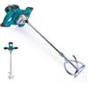 Generico VAZY 24 Miscelatore Elettrico Professionale 1890W 220V - 6 Velocità - Mixer Cemento, Malta, Intonaco e Pittura - Asta Rinforzata Filettata a 2 Stadi con Frusta Tipo S - Anti Vibrazioni
