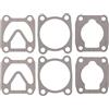 CNBTR Kit 3 guarnizioni per valvole in plastica grigia per compressore d'aria, set da 2