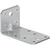 Fun Fuctory UK KP3 Staffa angolare resistente, 90 x 50 x 55 mm, spessore 2,5 mm, staffa a L rinforzata in acciaio zincato, ad angolo retto