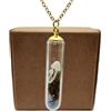 Cairui Design Fungo 3D Si illuminano al buio Luminoso Vetro Bottiglia Placcato Oro 18k Collane Con pendenti Donna Handmade