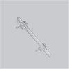 tooloflife 100mm Trasparente Acrilico Governo Cassetto Tirare Moderno Governo Maniglia Bar Mobili Porta Manopole T Bar Maniglia