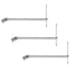 MIRSTORE SET 3 CHIAVI A T SNODATE ESAGONALI 45 cm MISURE 8-10-13 mm