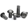 Ningvong Rivetti solidi a testa di ferro e semi-tondo, m3m4m5m6m8m10m12m14m16, 1kg-6 * 10 * 1 kg