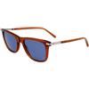 FERRAGAMO Unisex SF2028S Sunglasses, TRASPARENT Brown, 54, marrone trasparente, 54