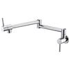 PINCHU POT FILLER rubinetti della cucina, due maniglie Un lavandino rubinetto del foro, installazione a parete cucina contemporanea Rubinetti, Ottone,Cromo
