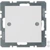 Berker Hager S1 - Placca di copertura con accessori vite lucido bianco pile