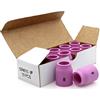 TIG Welding Alumina Nozzle 10 pezzi 53 N61S # 8 Allumina lente gas ugello in ceramica 1/5,1 cm, 13 mm Fit TIG torcia wp-9 wsp-20 & wp-25
