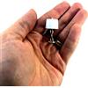 diodiled Lume da banco per presepi, diorami, casa delle bambole con microlampada 12v - DL168 (3x1,7 cm, colore base: bianco, colore luce bianco caldo)