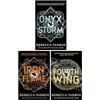 Foblit ltd The Empyrean Series Collection 3 Books Set By Rebecca Yarros (Fourth Wing, Iron Flame & Onyx Storm)