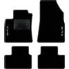 QUEMAR Tappetini Auto compatibili con Renault Clio V anche Hybrid dal 2019/ Kit Tappeti Moquette e Gomma su Misura (Set 2 Anter.+ 2 Poster.)/ Ricami e Colori Personalizzati (2 Ricami, Bordo Antracite)