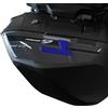 labelbike - Adesivi 3D Moto Borse Laterali Protezione e Decorazione in Resina compatibile con Yamaha Tracer 9 2021-2026 Colore Blu Nero Carbonio