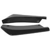 WIHFHGZ Protezione Paraurti Posteriore 2 Pezzi, Diffusore Spoiler Lucido Nero, Universale per Auto - Design Sportivo, Materiale ABS Resistente, Installazione Facile